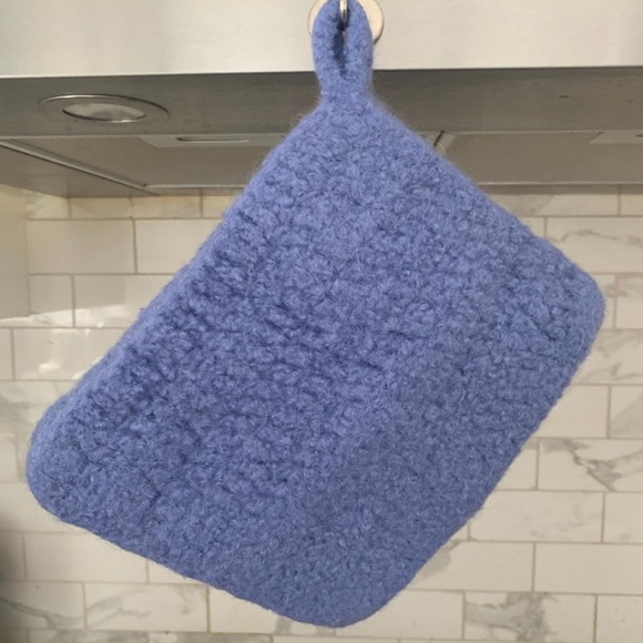 Colorful Felted Wool Potholders/Trivets - Picture 4 of 6